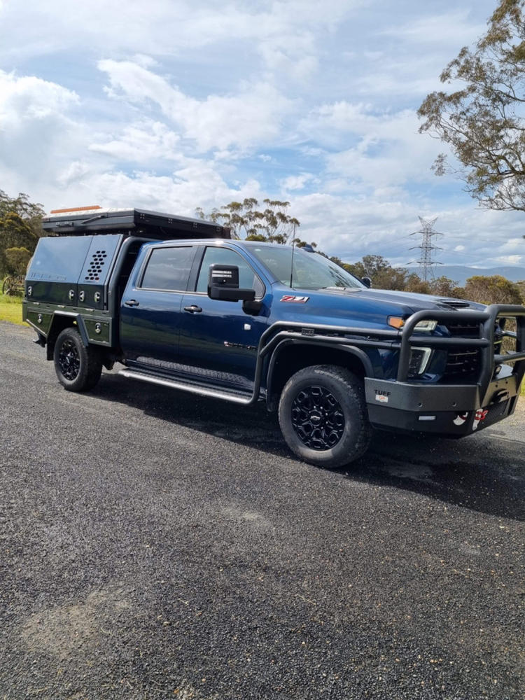 Bilstein 5100 Monotube Shocks & Steering Stabilizer Kit for 2011-2023 Chevrolet Silverado 2500 HD 4WD RWD - Customer Photo From Danny Cullen