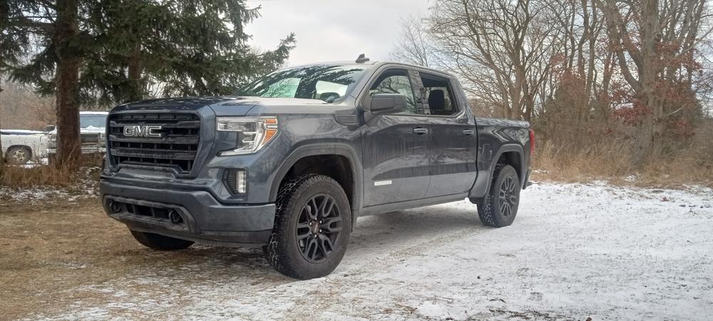 Eibach Pro-truck sport leveling Shocks Front Pair for 2019-2024 GMC Sierra 1500 4WD RWD w/0-2.5" lift - Customer Photo From Jeffrey Zeller