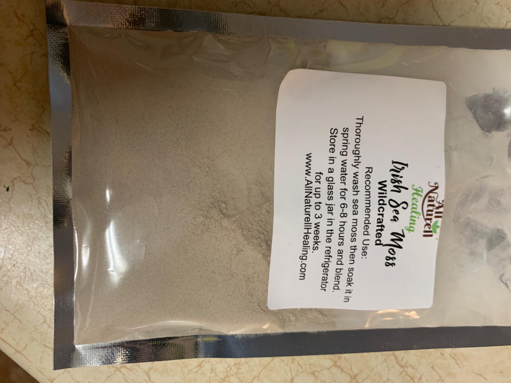 Irish Sea Moss Powder - 1oz - Customer Photo From Jennifer Prestidge