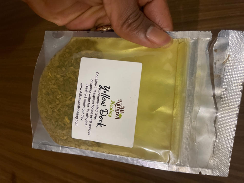 Yellow Dock - 1 oz - Customer Photo From Alexander Appiah