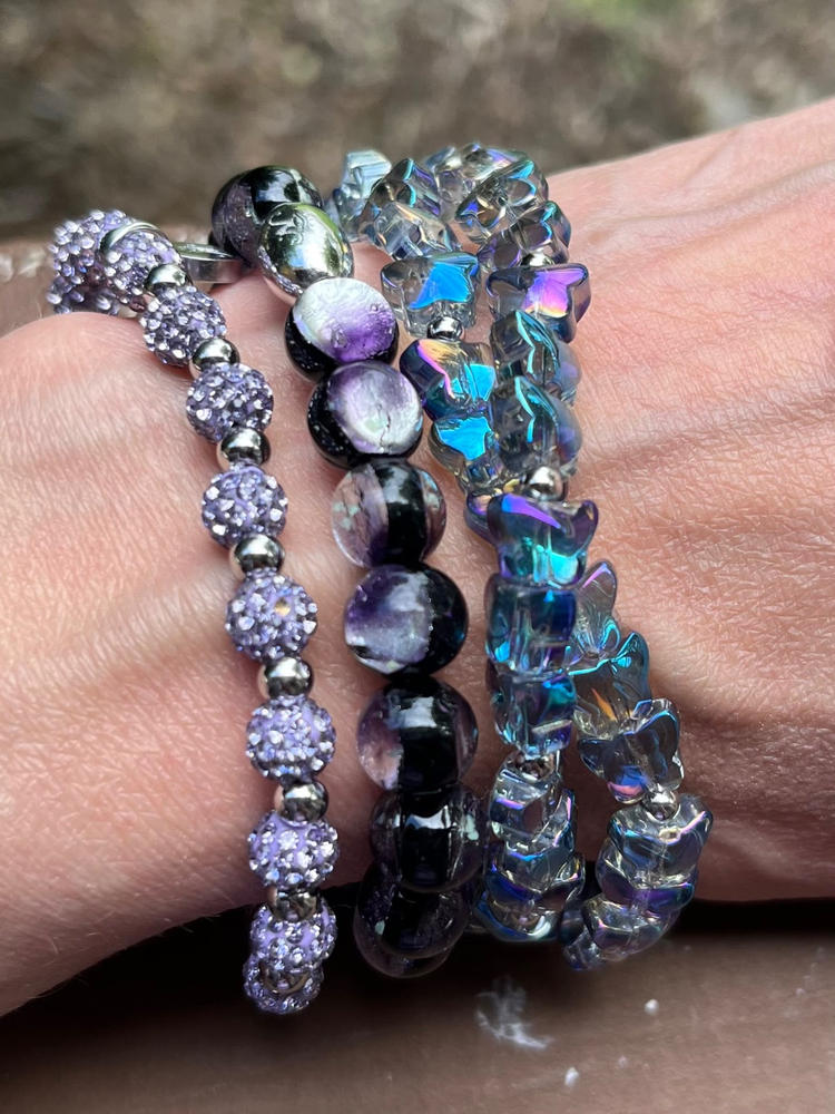 Aegean Sea | .925 Sterling Silver | Mystic Blue Butterfly Wrap - Customer Photo From Sarah D.