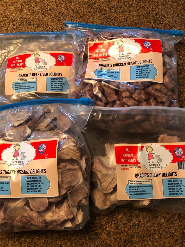 Gracie’s Sliced Turkey Gizzard Delights - Customer Photo From Barbara Weeks