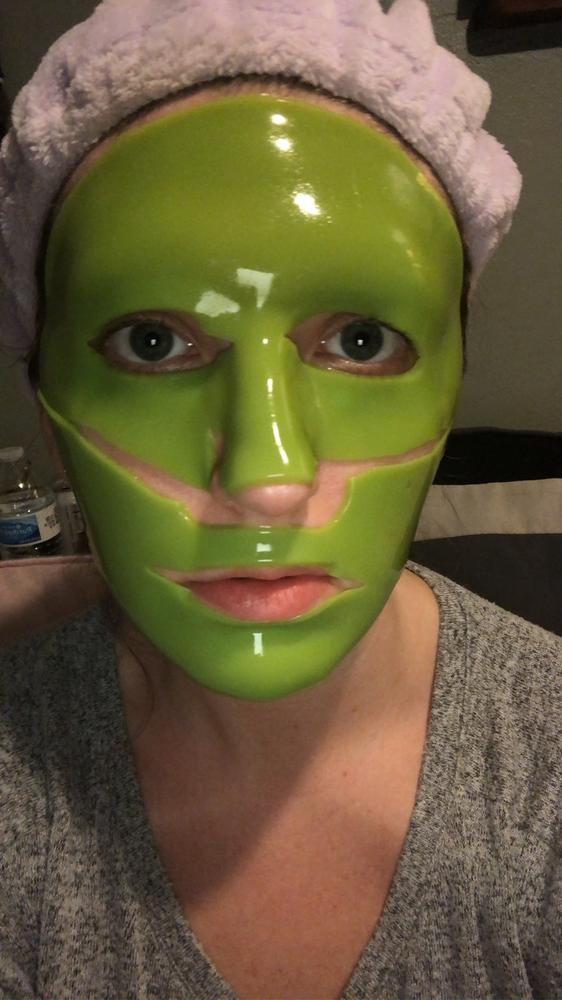 Green Tea Water Bomb Mask - Customer Photo From Brittany