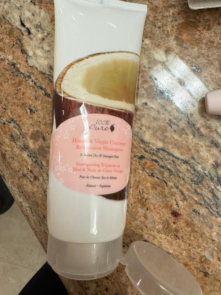Honey and Virgin Coconut Restorative Shampoo - Customer Photo From Mary Jane 