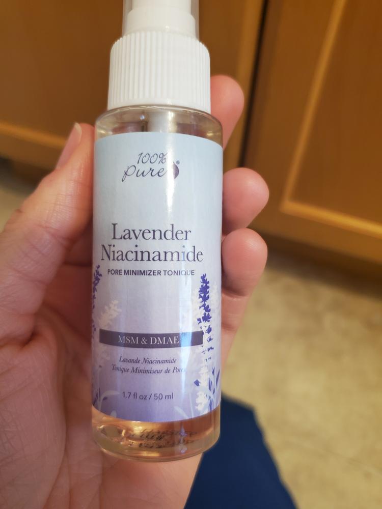 Lavender Niacinamide  Pore Minimizer Tonique - Customer Photo From Lauren