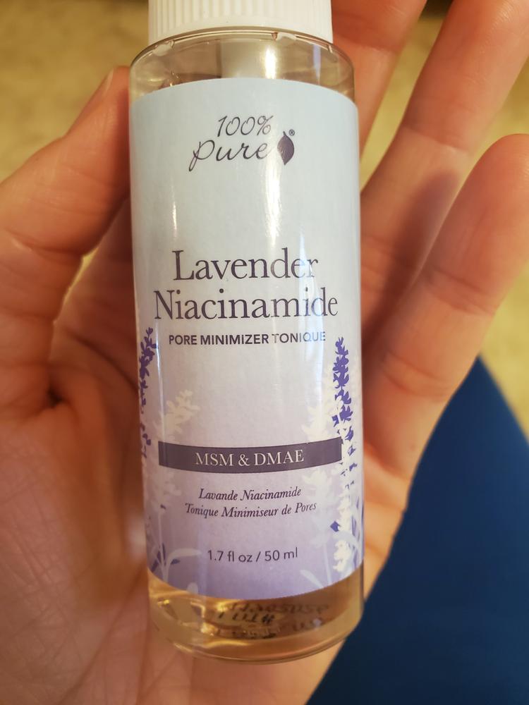Lavender Niacinamide  Pore Minimizer Tonique - Customer Photo From Lauren 