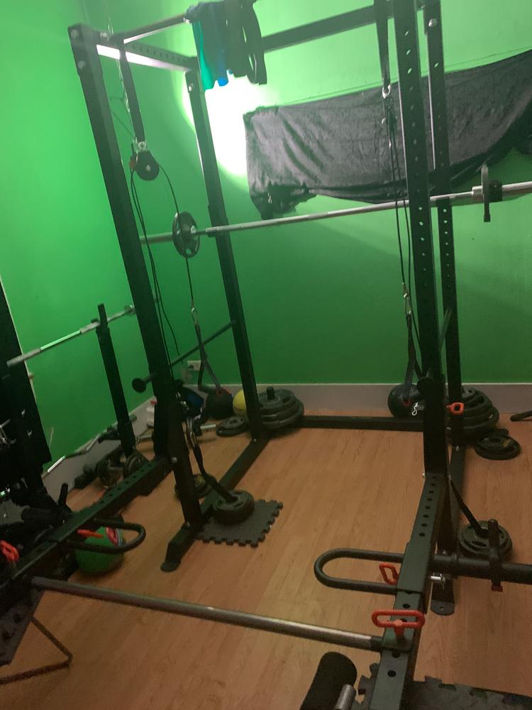 Lever Arms - Adjustable - Pair - Power Rack Attachment - Customer Photo From Camille Lucas