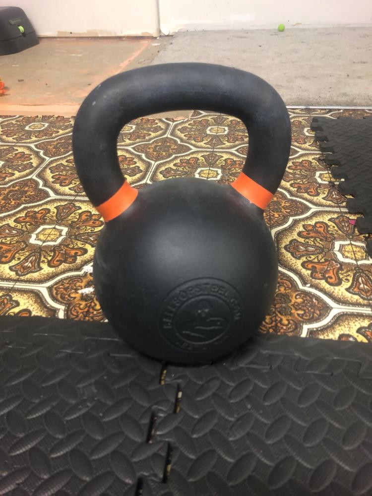 28kg / 62lb Kettlebell - Customer Photo From Jesse McConnell