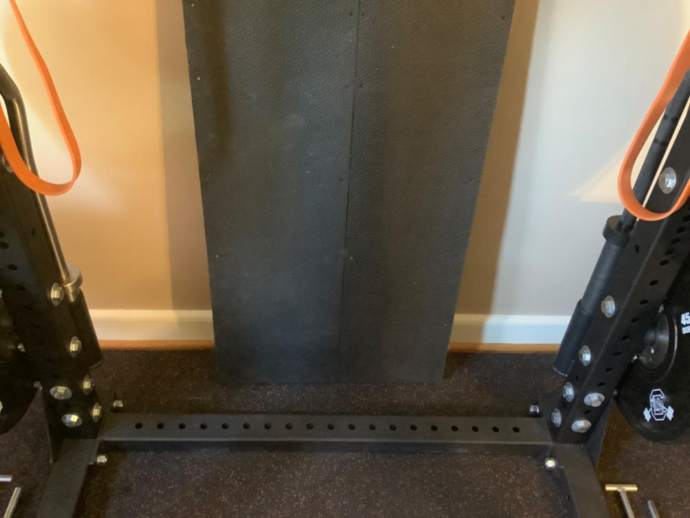 Vertical Mount Barbell Holder - Single -Rack Attachment - Customer Photo From Anonymous