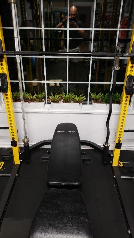 Vertical Mount Barbell Holder - Single -Rack Attachment - Customer Photo From Marco Iannuzzi