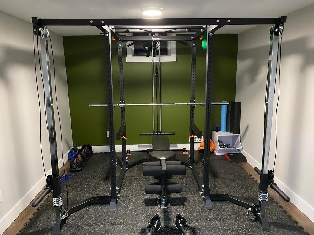 Cable Crossover Power Rack Attachment - Customer Photo From Andre Cleroux