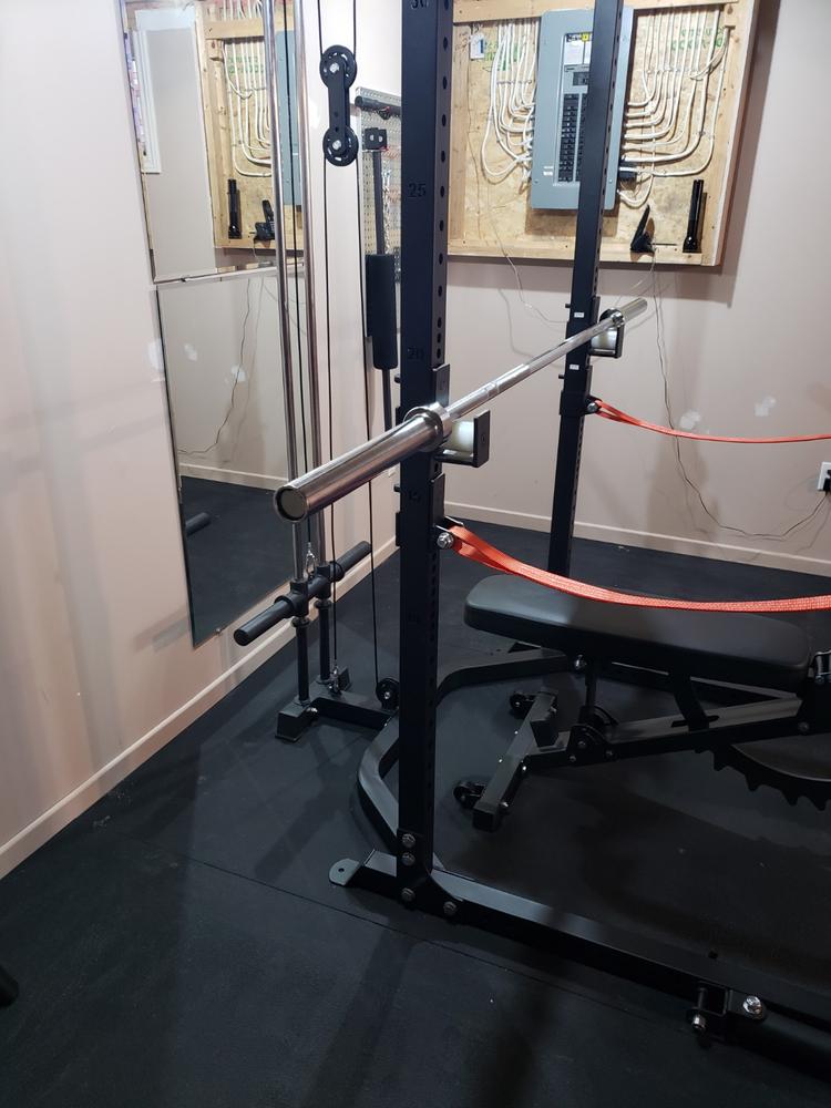 Rack Lat Pulldown / Row Attachment - Light Commercial/Residential Power Rack - Customer Photo From Kyle Anders