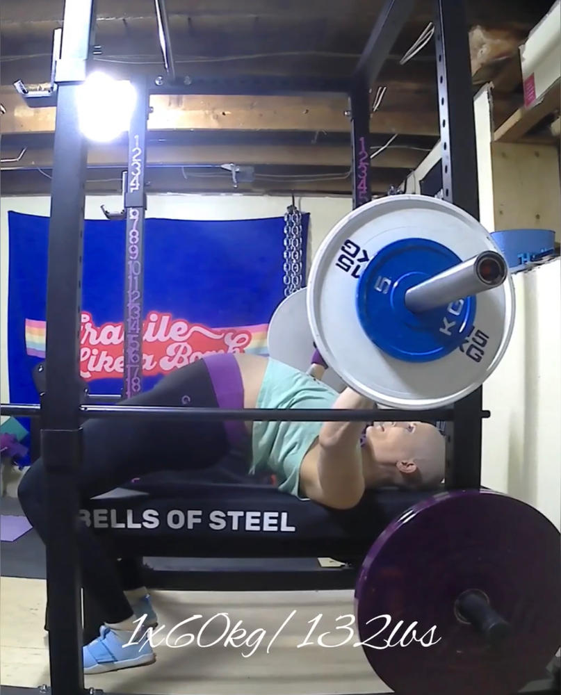Powerlifting Flat Bench - Customer Photo From Melissa Cohoe