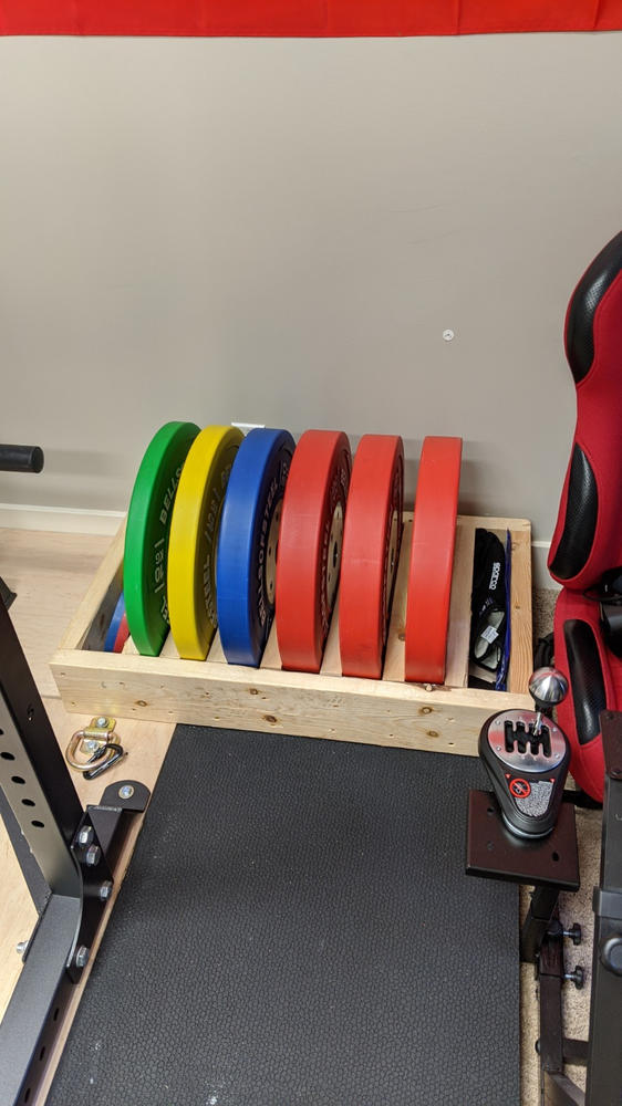 240KG set 2 Each of 10 - 15 - 20 - & (6) 25KG Competition Bumper Plates - Save $250 - Customer Photo From Anonymous