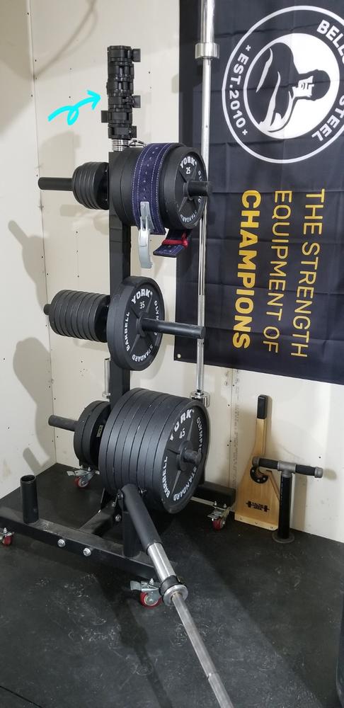 Bumper Plate Tree and Bar Holder 2.0 By B.o.S. - Customer Photo From Ced K