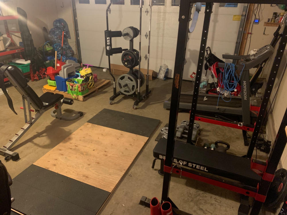 Bumper Plate Weight Tree and Bar Holder 2.0 - Customer Photo From Anonymous