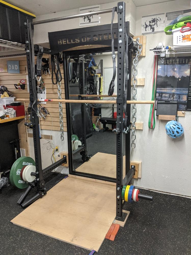Brute Rack Plate Extension / Wall Mounted Rack - Customer Photo From Scott Woron