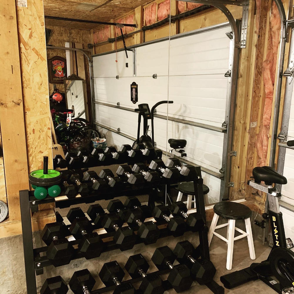 Set of 5-50lb Rubber Hex Dumbbells - 5lb increment pairs - Customer Photo From David Barwise