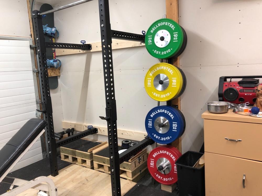Bumper Plates - Colour Competition Set -140KG - By B.o.S. - Customer Photo From Curtis H.