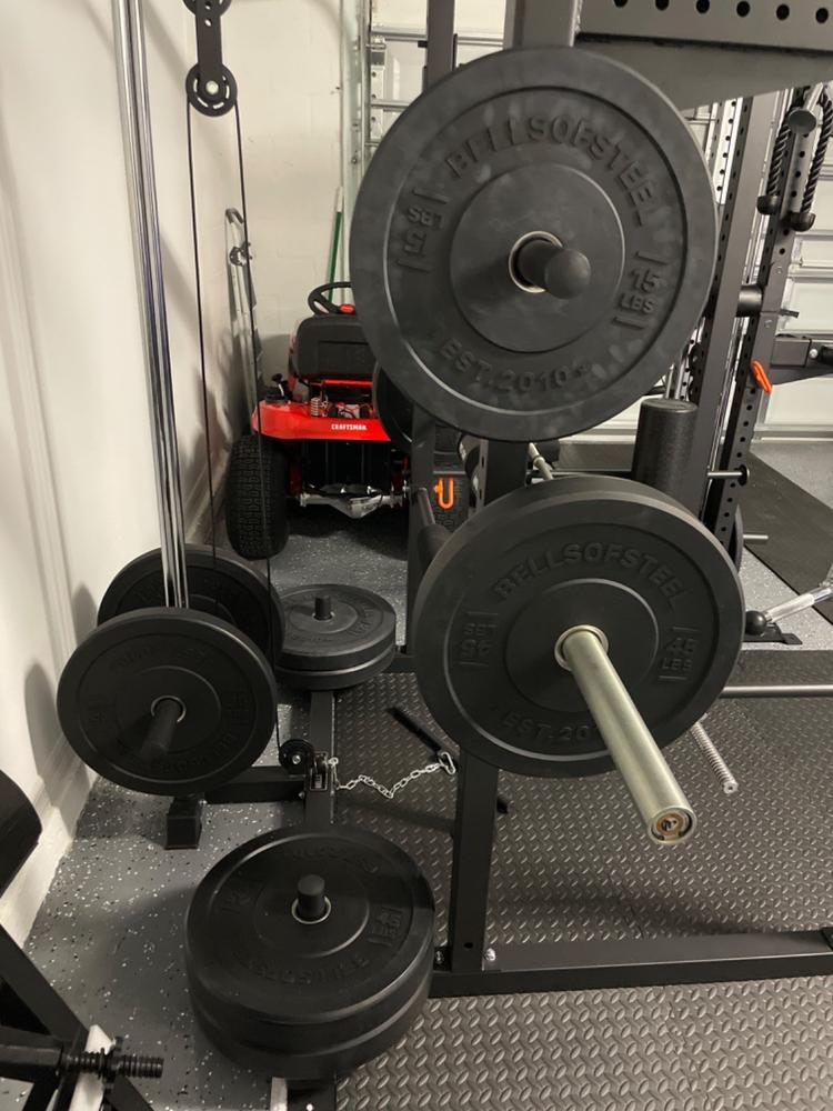 Set of 350lb Plates - Pair of 10s, 15s, 25s, 35s, and (4) 45lb Dead Bounce All Black Bumper Plates (Save $140) - Customer Photo From Anthony Monteleone