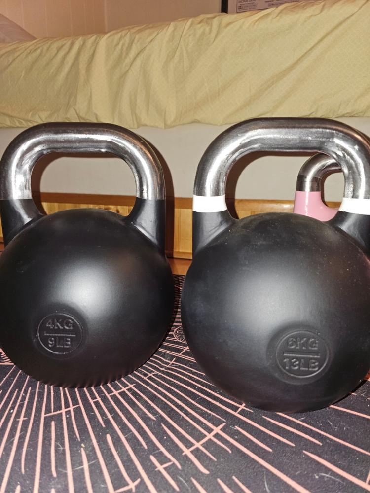 Competition Kettlebell Custom Set - Customer Photo From Thomas Bores