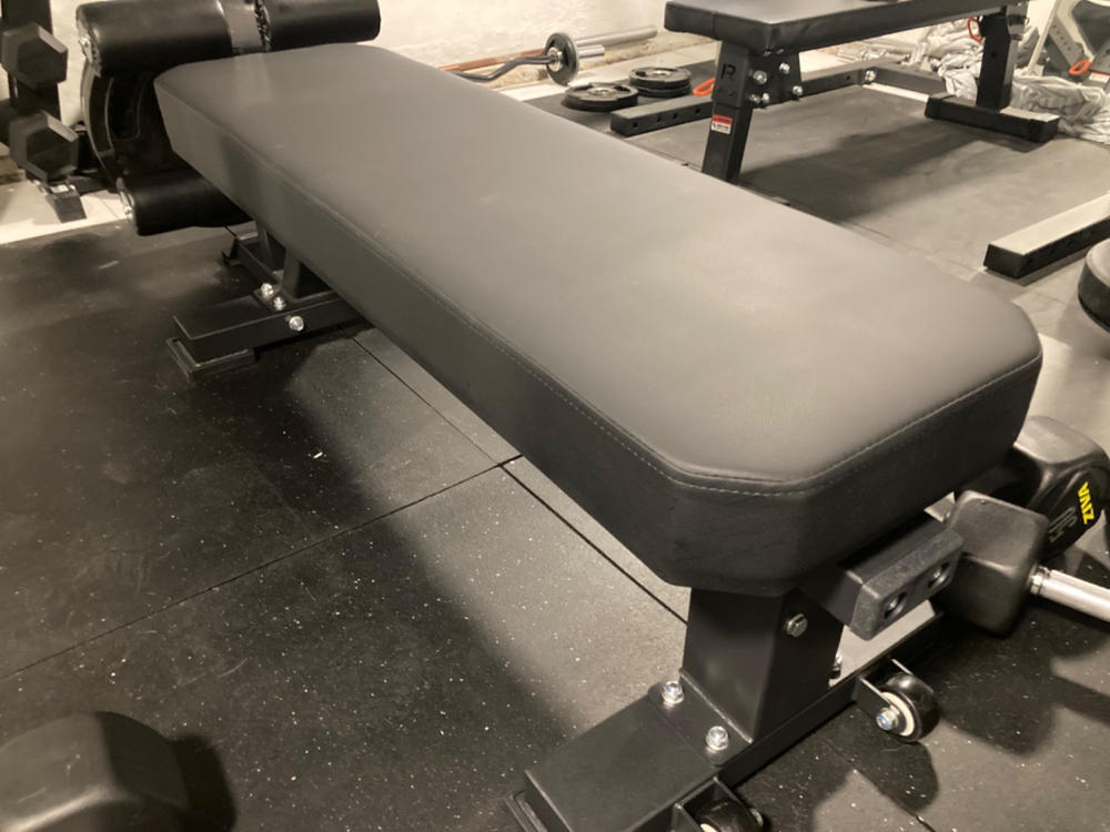 Hero Heavy-Duty Weight Bench - Bench with Leg Extension and Adapter - Customer Photo From Kevin Scully