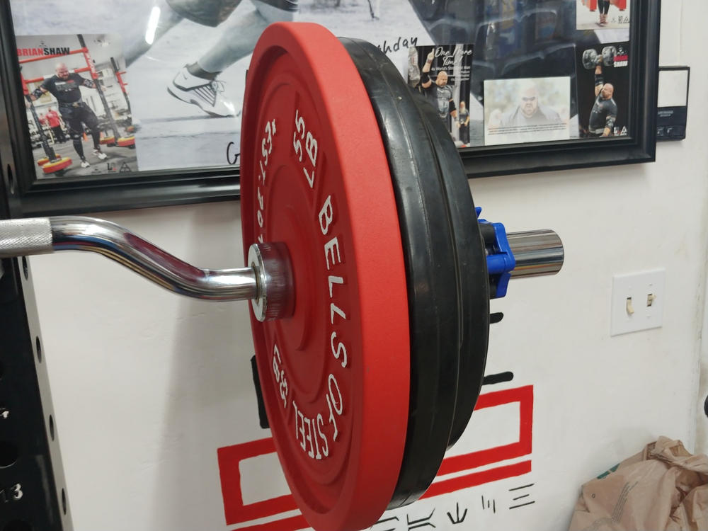 Pair of 55lb Calibrated Powerlifting Plates - Customer Photo From Chris Wilcken