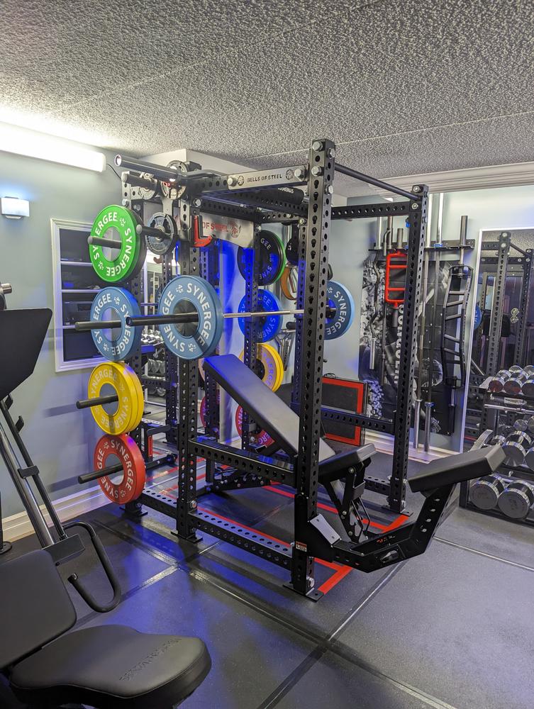 Manticore 3 x 3 Inch Six Post Power Rack (Pre-order - Ships by March 15th) - Customer Photo From Yannick Adam
