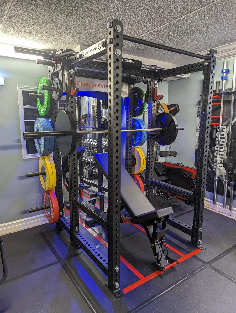 Manticore 3 x 3 Inch Six Post Power Rack (Pre-order - Ships by March 15th) - Customer Photo From Yannick Adam