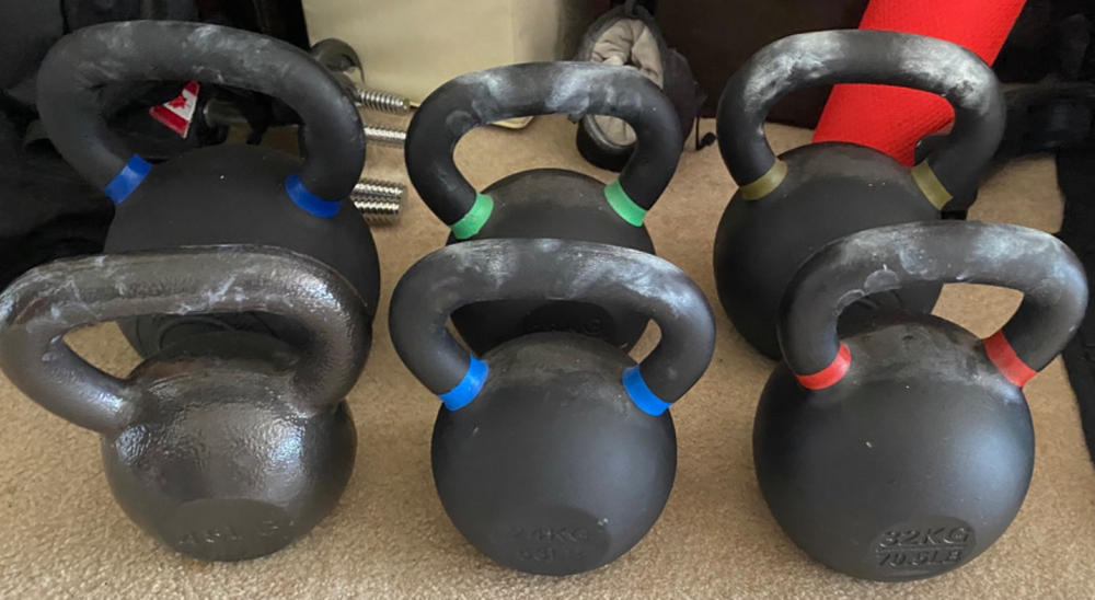 12-32KG Adjustable Competition Style Kettlebell - 13KG Expansion Weight Pack Only - Customer Photo From Charles Nugent
