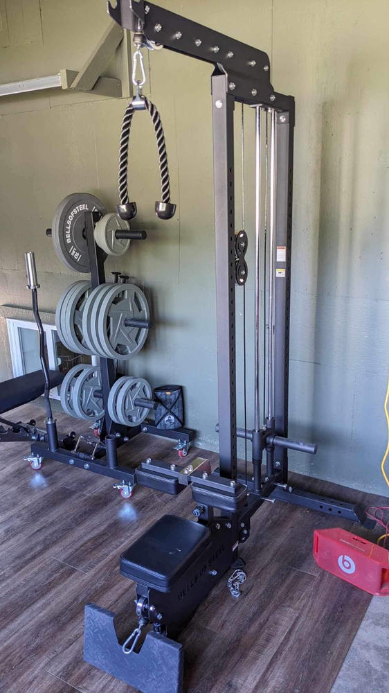 Plate Loaded Lat Pulldown Low Row Machine - Customer Photo From Spencer Bell