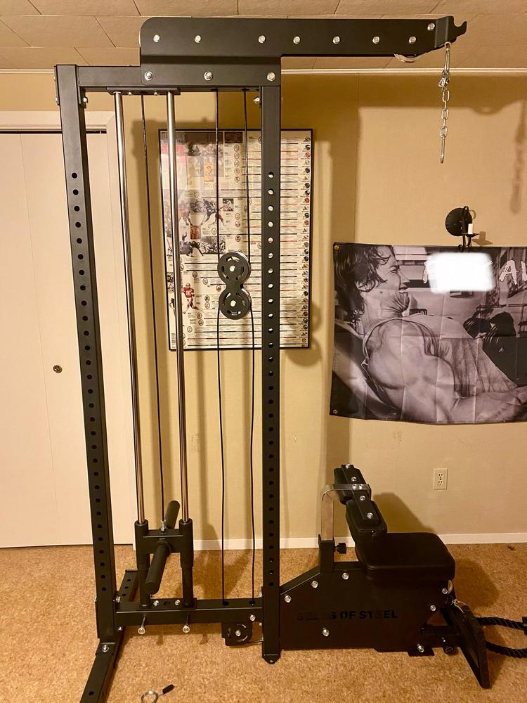 Plate Loaded Lat Pulldown Low Row Machine - Customer Photo From Jason