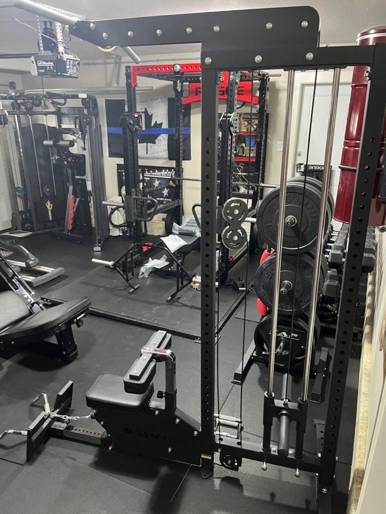 Plate Loaded Lat Pulldown Low Row Machine - Customer Photo From Bruce Crabb