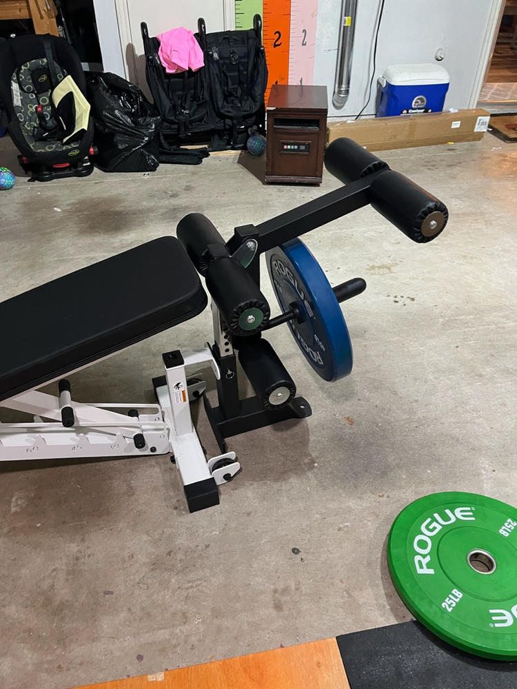 Bench Attachments - Leg Extension/Curl Attachment with Buzzsaw Bench Adapter - Customer Photo From Heath Salmon