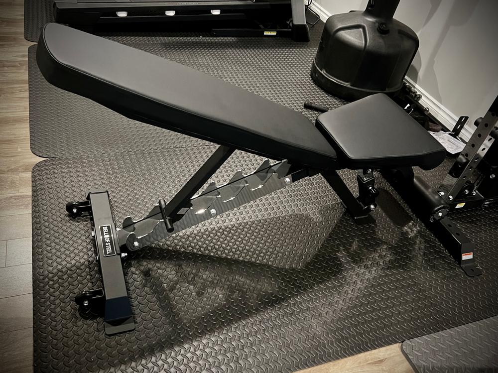 Flat / Incline / Decline Weight Bench - Commercial 3.0 - Customer Photo From Raymond C