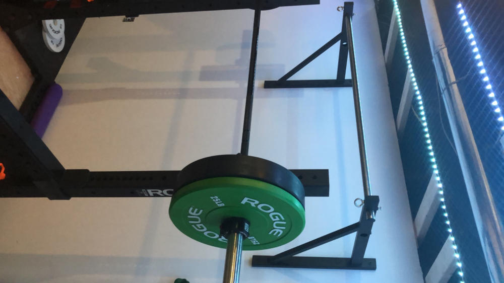 Adjustable Wall or Ceiling Mounted Pull Up Bar - Customer Photo From Brian Garson