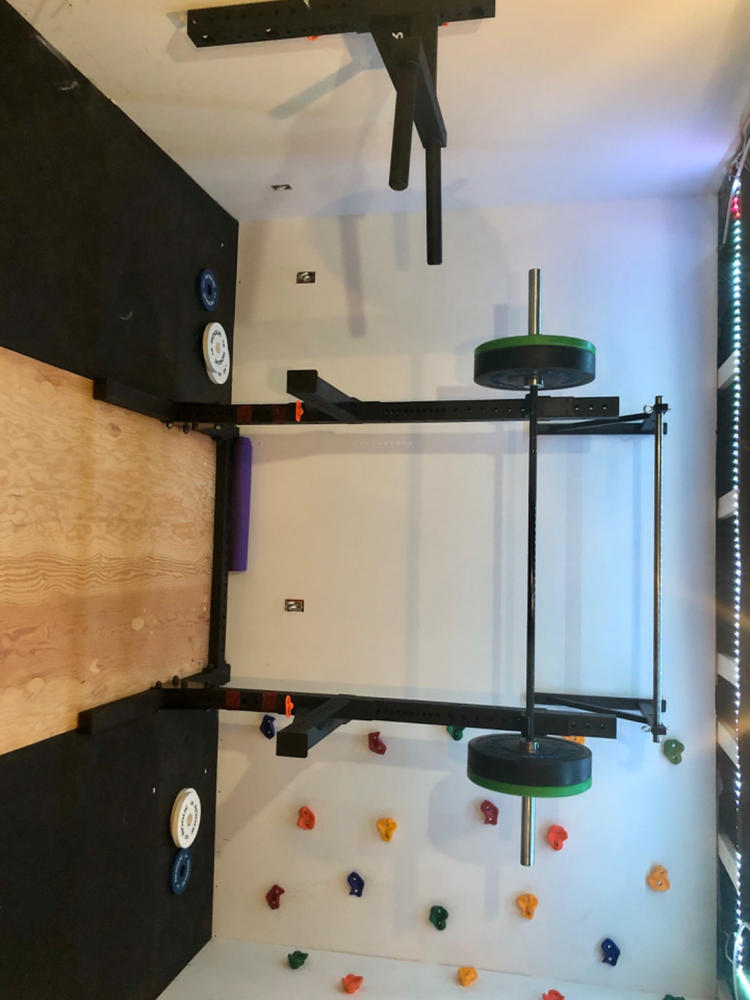 Adjustable Wall or Ceiling Mounted Pull Up Bar - Customer Photo From Brian Garson