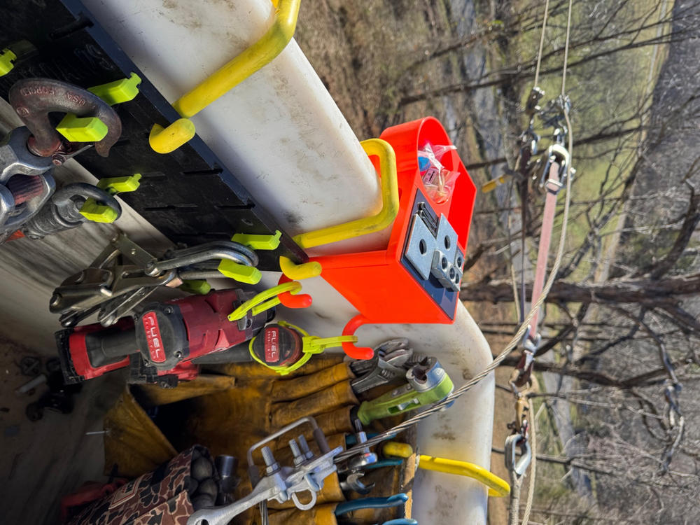 Line Work Bucket 4N1 Tool Organizer W/ Magnet - 1002 - Customer Photo From Zach ONeill