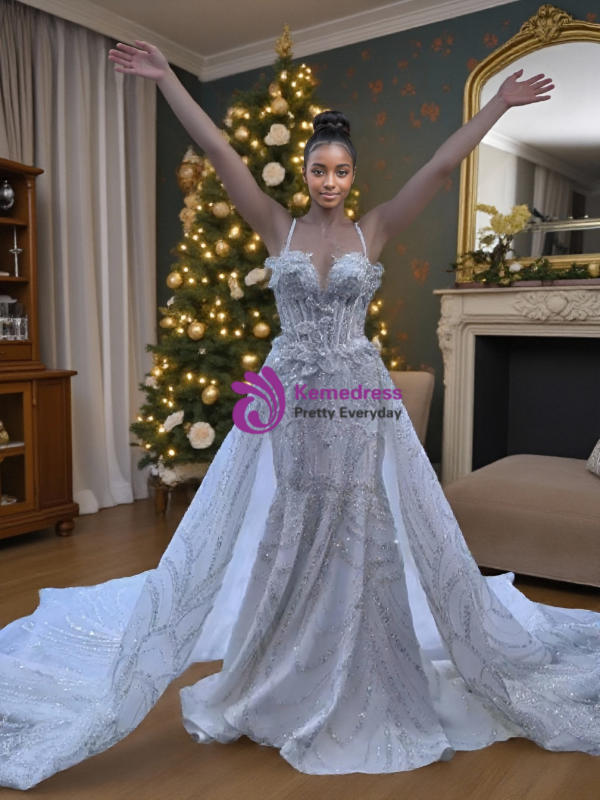 dark green prom dress mermaid style Mermaid Green Sequin Prom Dress One Shoulder High Neck