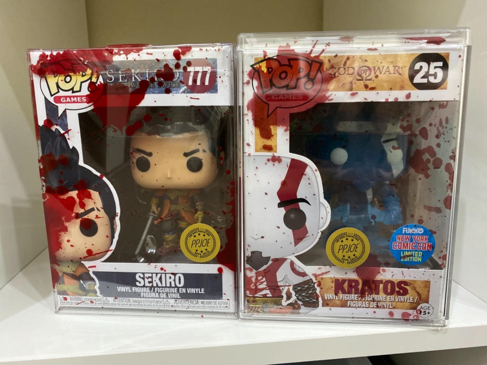 PPJoe Pop Protectors 4" Blood Splattered, 0.45mm Thickness, Funko Vinyl Protection [Single] - Customer Photo From Anonymous
