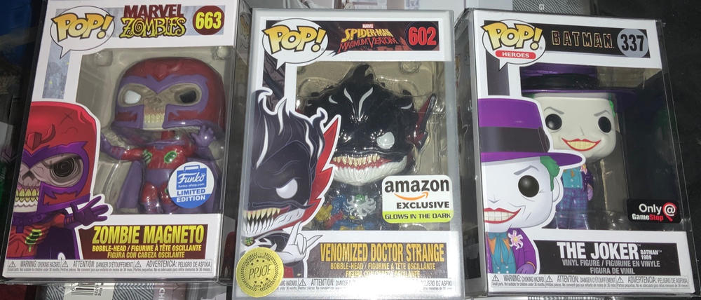 PPJoe Pop Protectors 4" [0.50mm Thick], UV Protection / Scratch Resistant, Funko Vinyl Protection [10 Pack] - Customer Photo From Alan Parkinson
