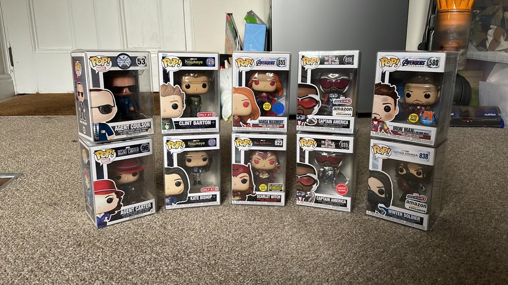 PPJoe Pop Protectors 4" [0.50mm Thick], UV Protection / Scratch Resistant, Funko Vinyl Protection [10 Pack] - Customer Photo From Anonymous