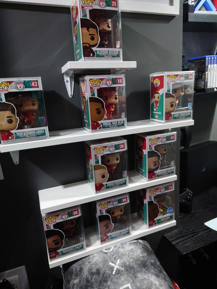 PPJoe Pop Protectors 4" [0.50mm Thick], UV Protection / Scratch Resistant, Funko Vinyl Protection [10 Pack] - Customer Photo From Matthew Laird