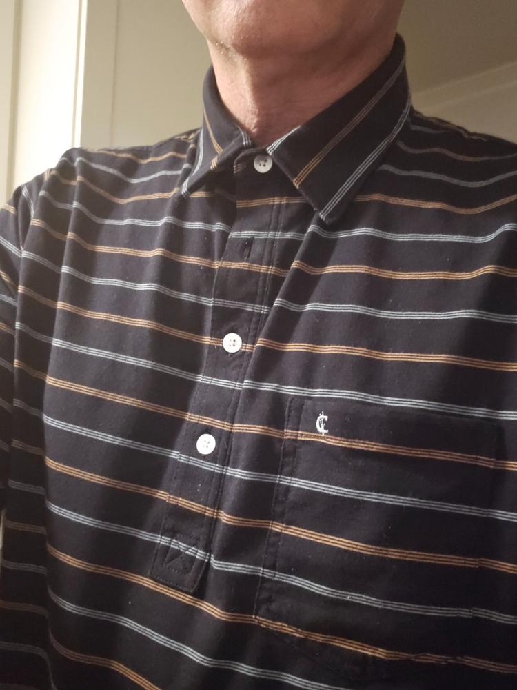 Performance Players Shirt - Dane Stripe - Black - Customer Photo From Bill Kirk