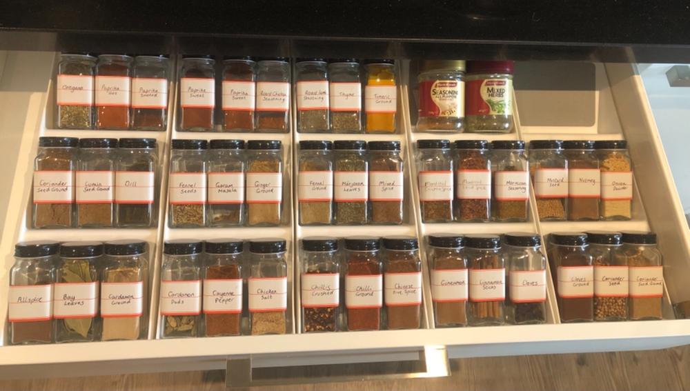 Madesmart Spice Drawer Organiser Drawer Organisers Kitchenware