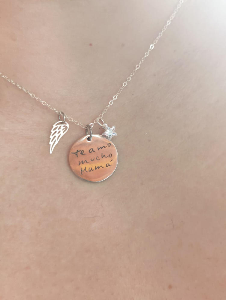 Handwriting Jewelry | Collar Personalizable Tete - Customer Photo From Ana Lucía Chaves Barquero