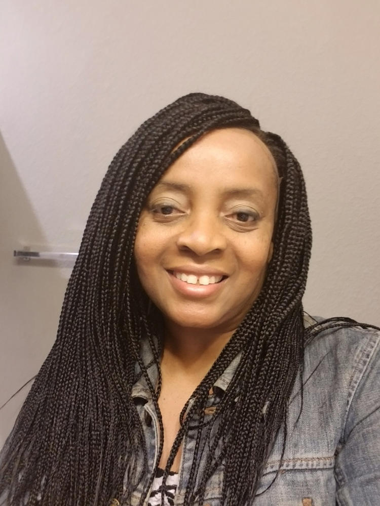 Adaobi 360 Frontal Box Braids Unit - Customer Photo From Anonymous