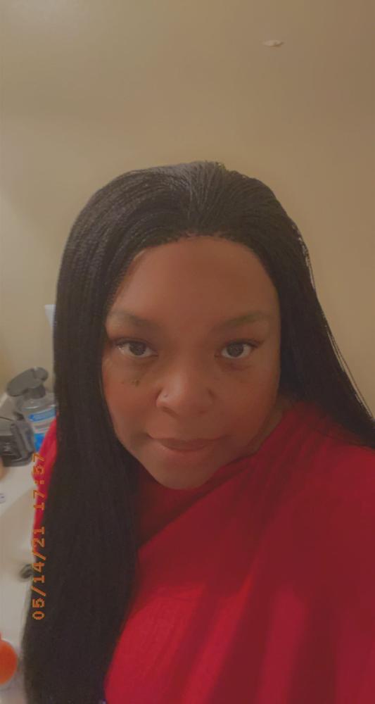 Amaka Frontal "Microtwists" Wig - Customer Photo From Priscilla Chester