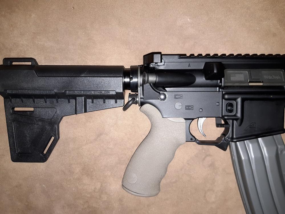 AR-15 End Plate W/ Center Ambi QD Sling Attachment - Customer Photo From KIEL K.