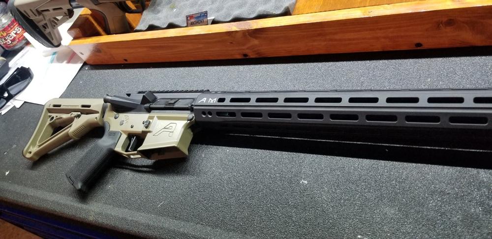 Aero Precision M4E1 Enhanced Upper Receiver and Quantum M-LOK Handguard Combo - Anodized - Customer Photo From ABEL R.